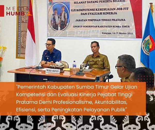 Ujian Kompetensi dan Evaluasi Kinerja Pejabat Tinggi Pratama Digelar Pemerintah Kabupaten Sumba Timur