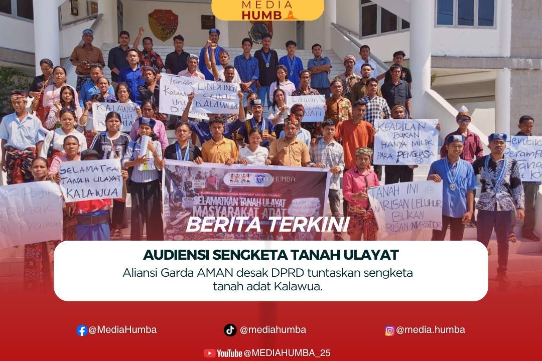 Aliansi Garda AMAN Menggelar Audiensi dengan DPRD Kabupaten Sumba Timur terkait Sengketa Tanah Ulayat di Praimadita
