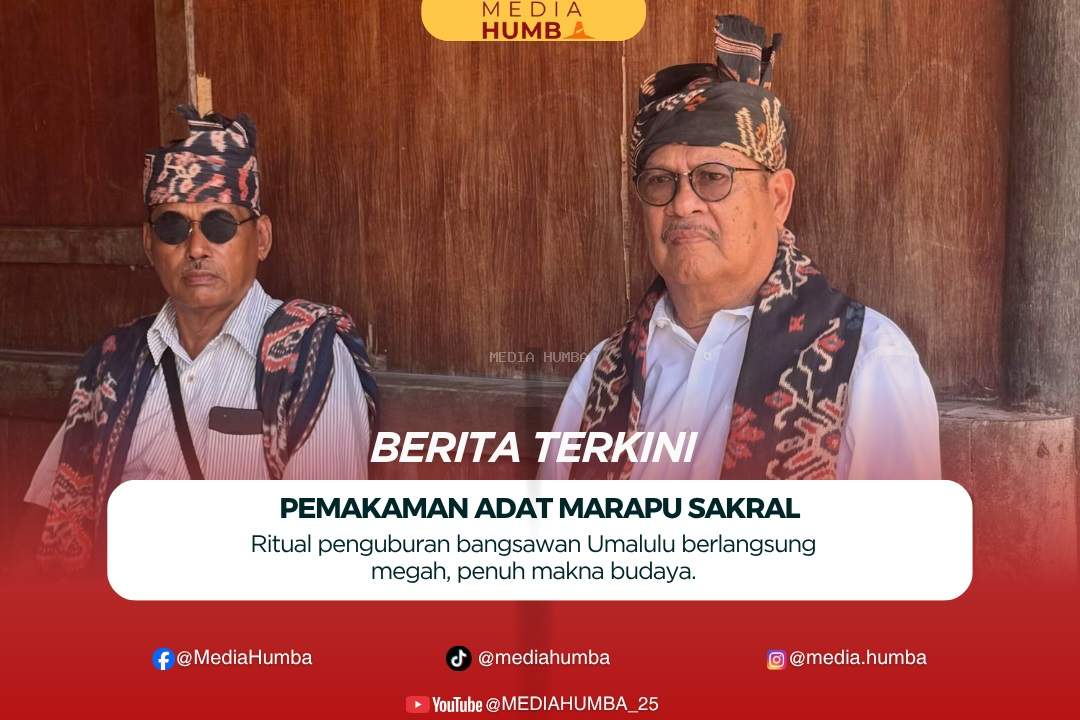 Upacara Penguburan Raja Pau, Tamoe Oembu Nggikoe Dalam Tradisi Adat Marapu Dilaksanakan Secara Sakral dan Terhormat 