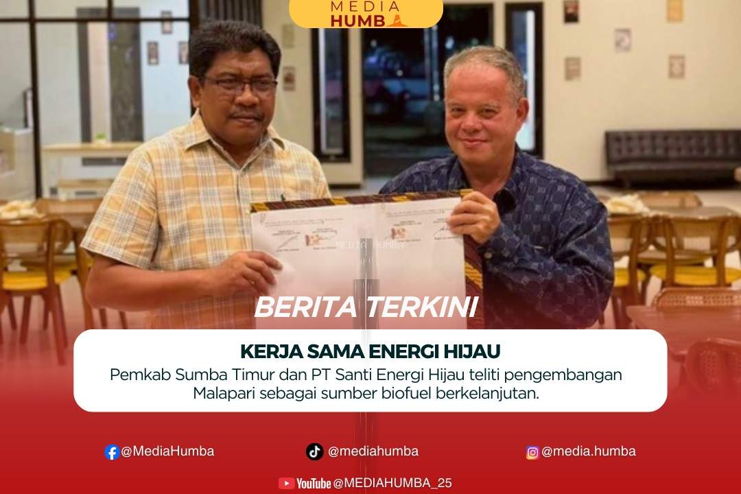 Pemkab Sumba Timur dan PT. Santi Energi Hijau Menjalin Kerja Sama Terkait Penelitian dan Pengembangan Tanaman Pongamia Pinnata