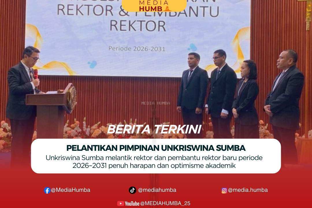 Pelantikan Rektor Dan Pembantu Rektor Unkriswina Sumba Masa Bakti 2026-2031, Berlangsung Secara Khidmat dan Penuh Optimisme