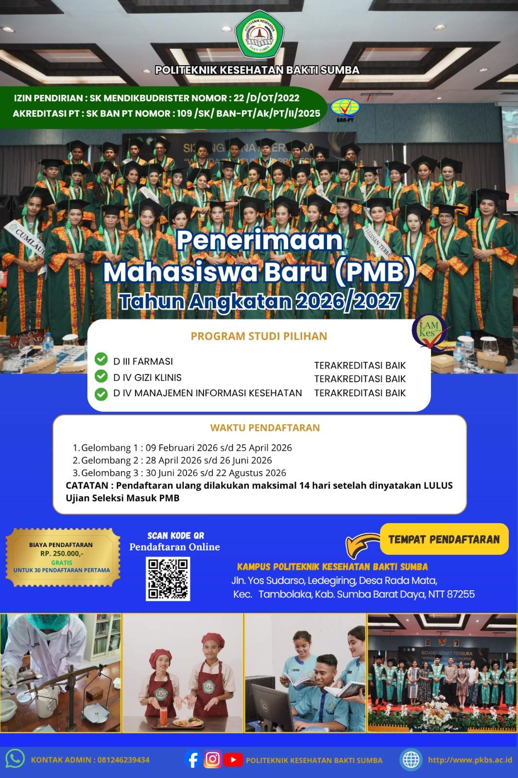 Politeknik Kesehatan Bakti Sumba Buka Penerimaan Mahasiswa Baru Tahun Akademik 2026/2027