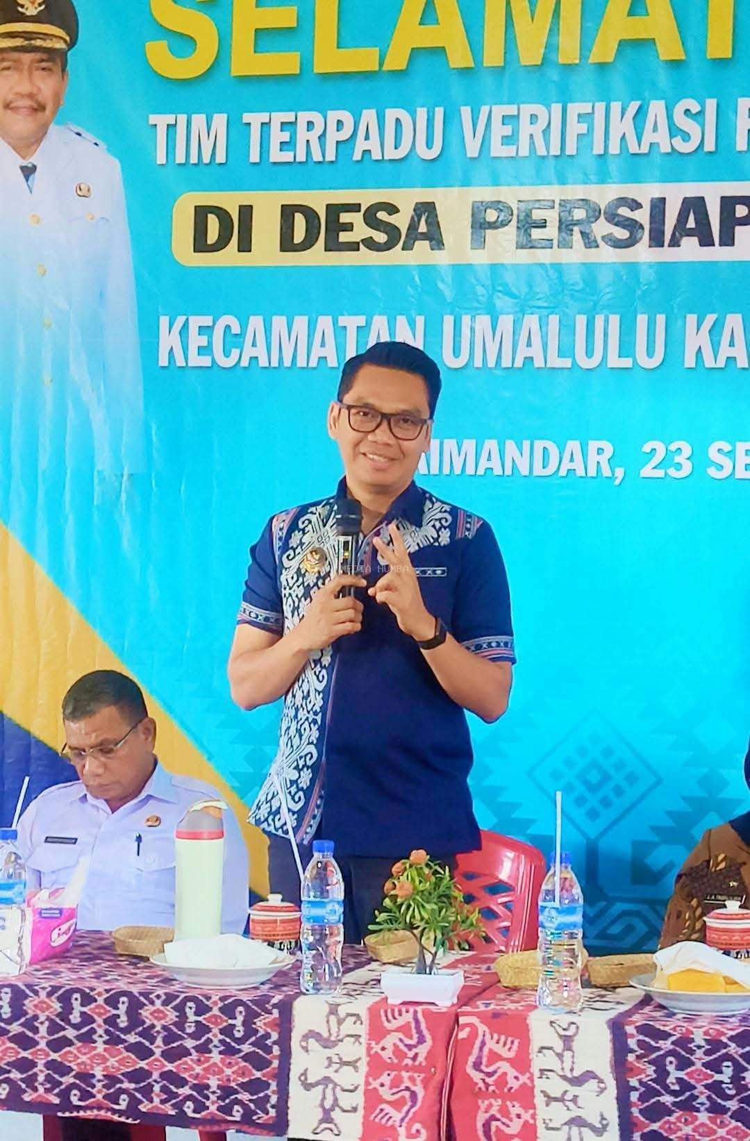 Dampingi Tim Pemerintah Pusat dan Provinsi Terkait Verifikasi Faktual Desa, Wabup Yon Hani: Hadirnya Desa Baru  Memberikan Pelayanan Yang Lebih Cepat Dan Efektif