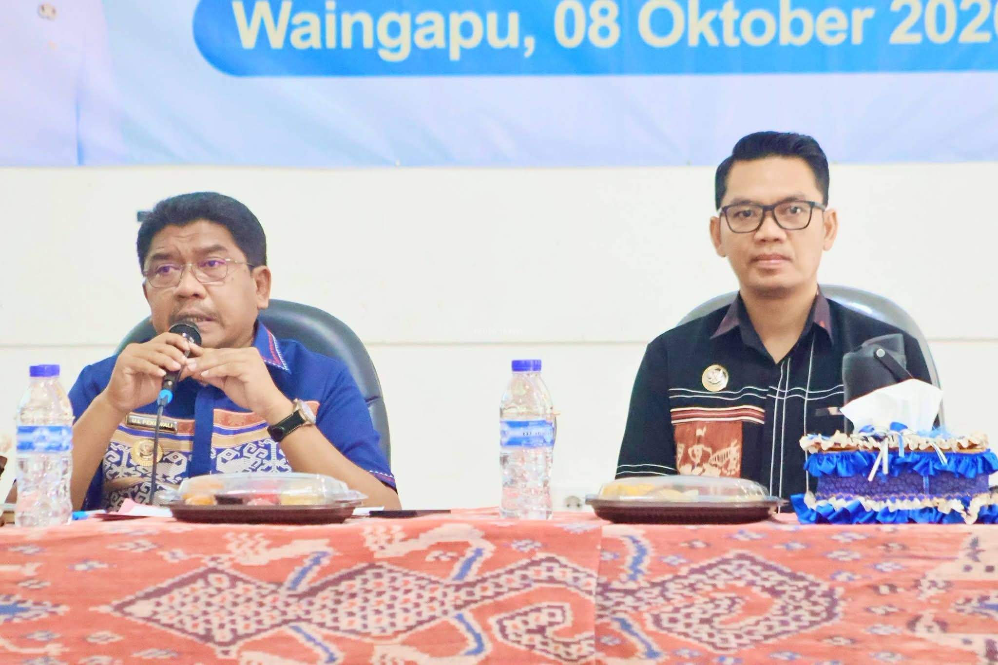Bupati Sumba Timur Pimpin Rapat Evaluaai PBB-P2 Dan Penyaluran ADD/Dana Desa, Tekankan Optimalisasi Pendapatan Daerah