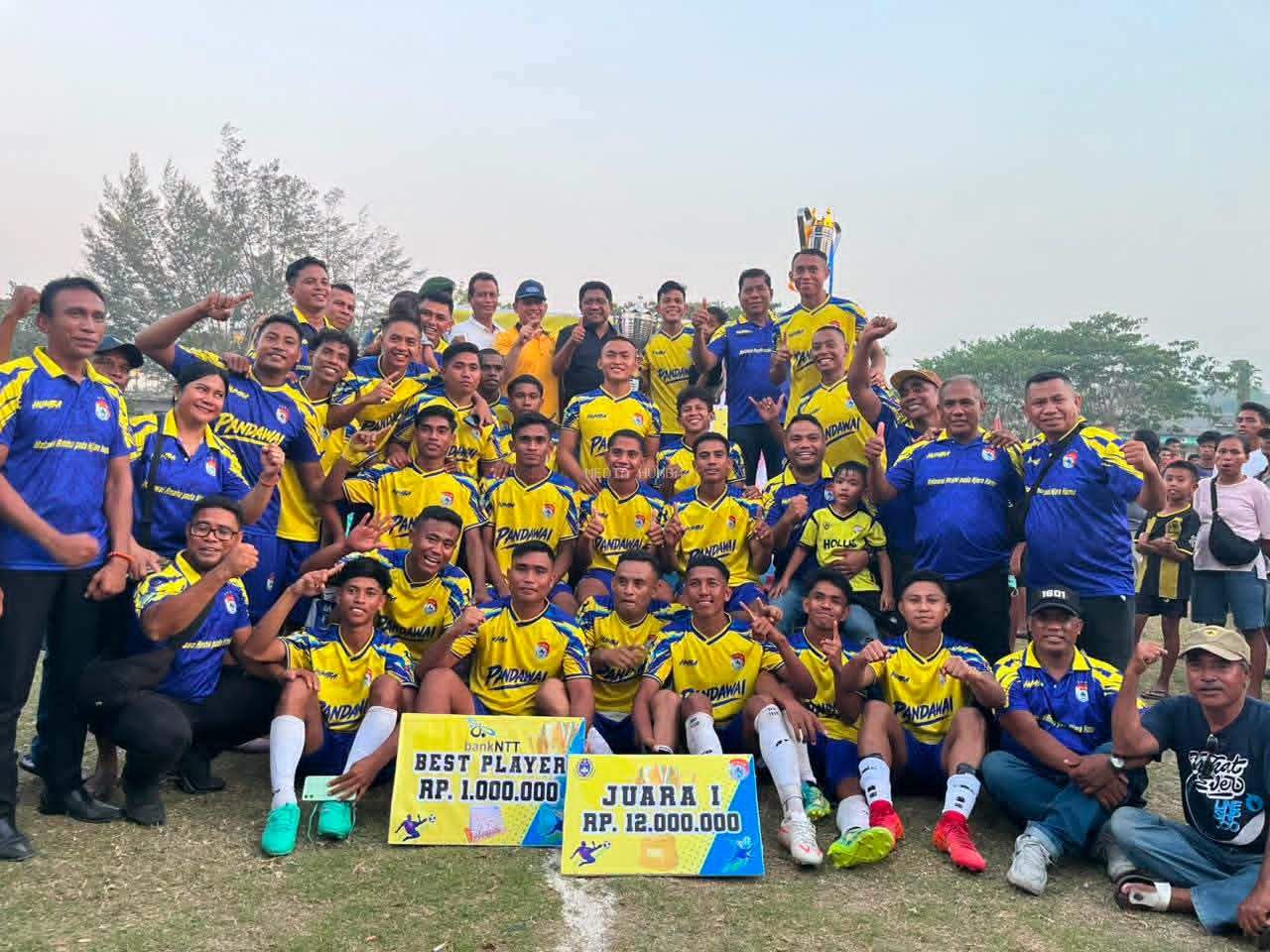 Final Bupati Sumba Timur Cup 2026, Kecamatan Pandawai Juara Setelah Taklukkan Umalulu 3-0